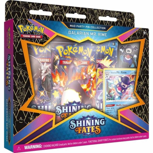 Pokémon Shining Fates Mad Party Pin Collection Galarian Mr. Rime​