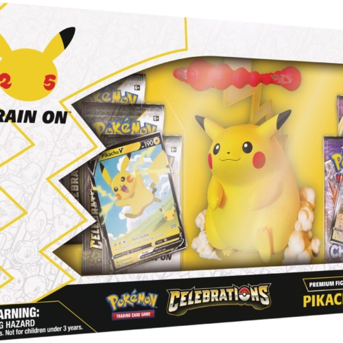 Pokémon 25th Anniversary Celebrations Premium Figure Collection Pikachu VMAX Box​