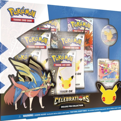 Pokémon 25th Anniversary Celebrations Zacian Deluxe Pin Collection​