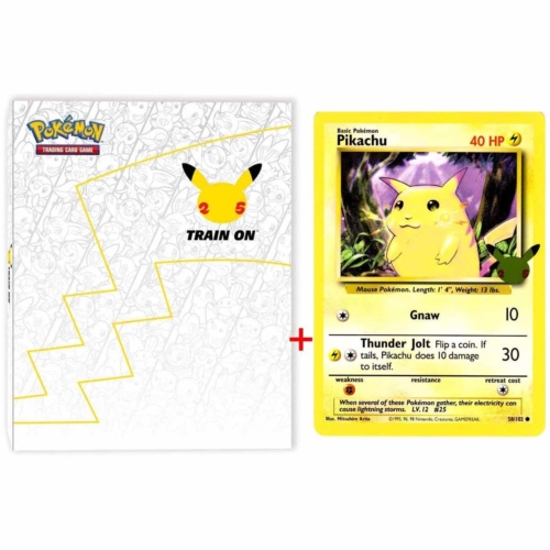 Pokémon 25th Anniversary Jumbo Ordner + Pikachu Jumbo Promo​ DE