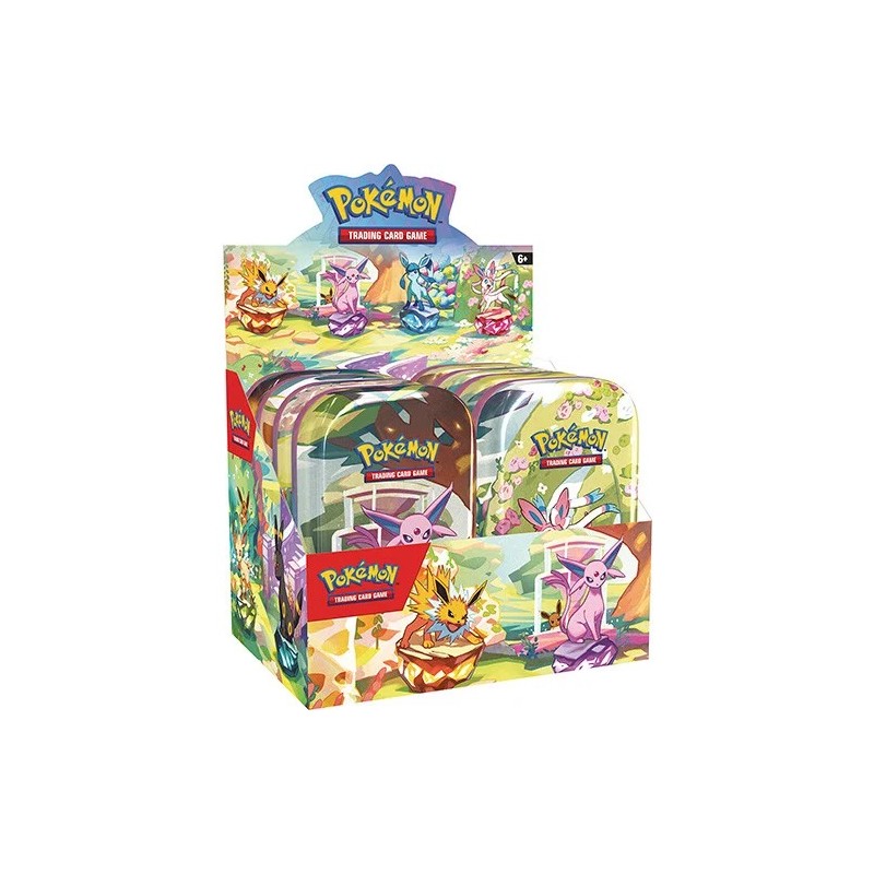 Pokemon Prismatic Evolutions Mini Tin Display EN – Bild 2