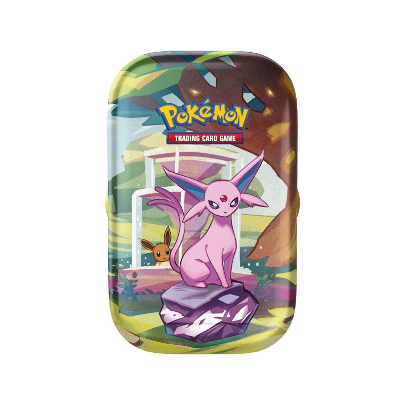 Pokemon Prismatic Evolutions Mini Tin EN (zufällige Auswahl) – Bild 2